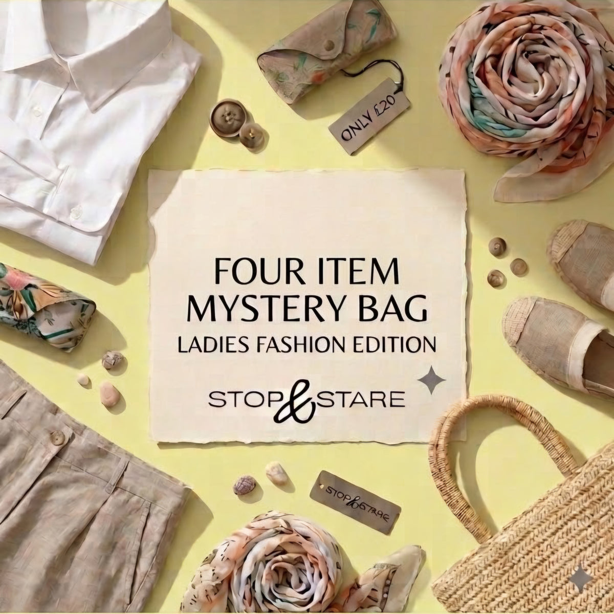 FOUR ITEM MYSTERY BAG