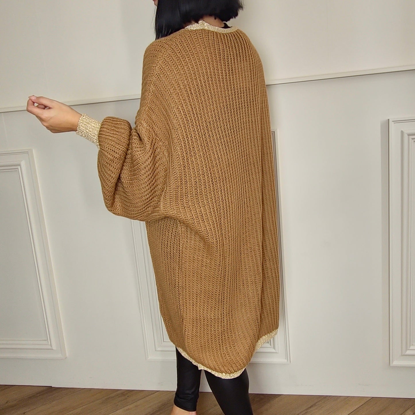 BECCA - Shimmer Knitted Longline Cardigan