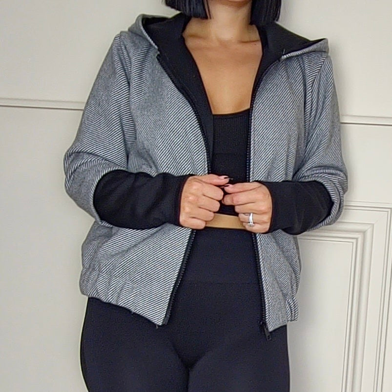 BRIANNA - Hooded Bomber Jacket