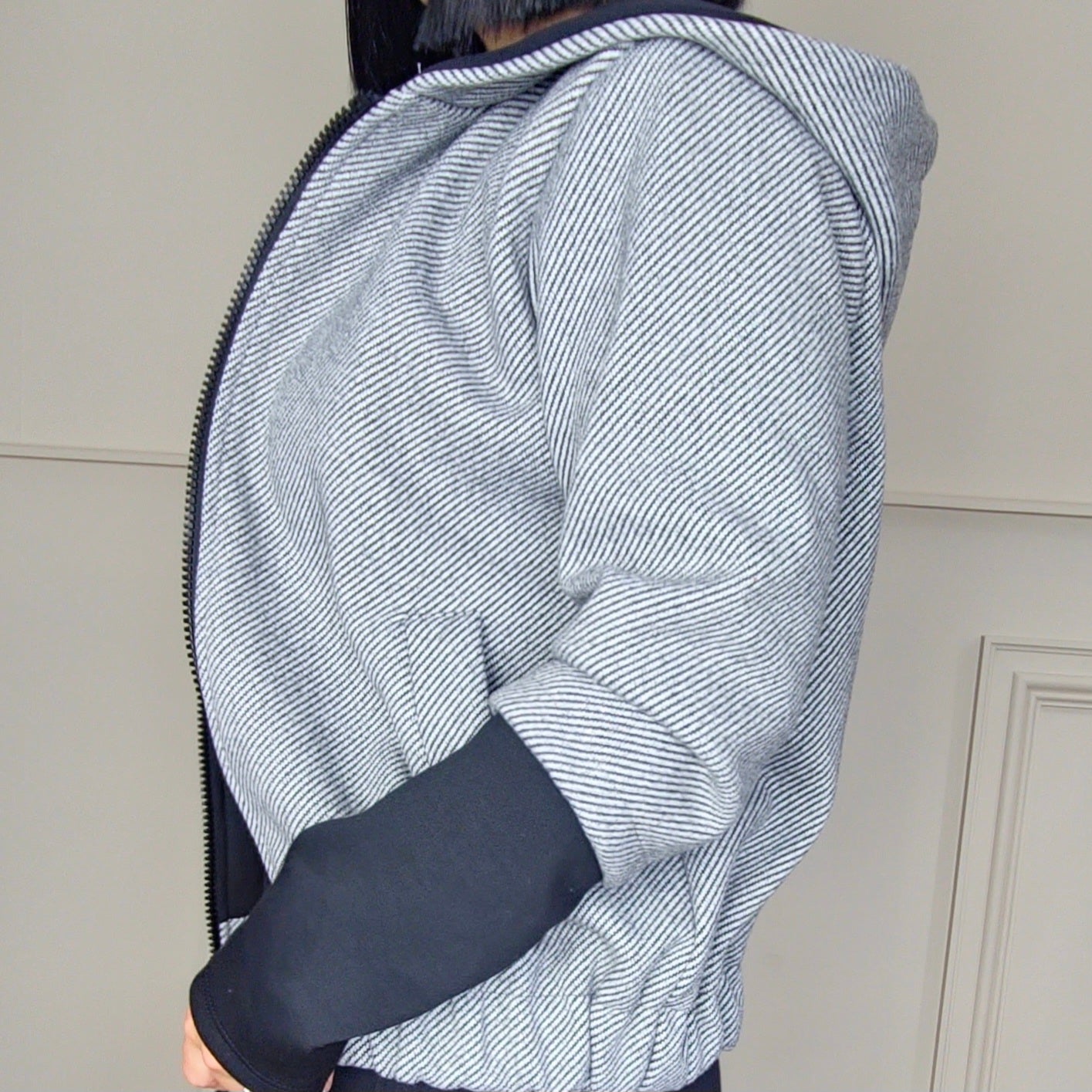BRIANNA - Hooded Bomber Jacket