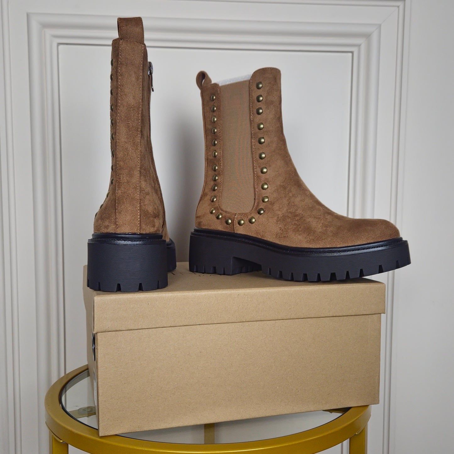 LANIE - Studded Chunky Chelsea Boot