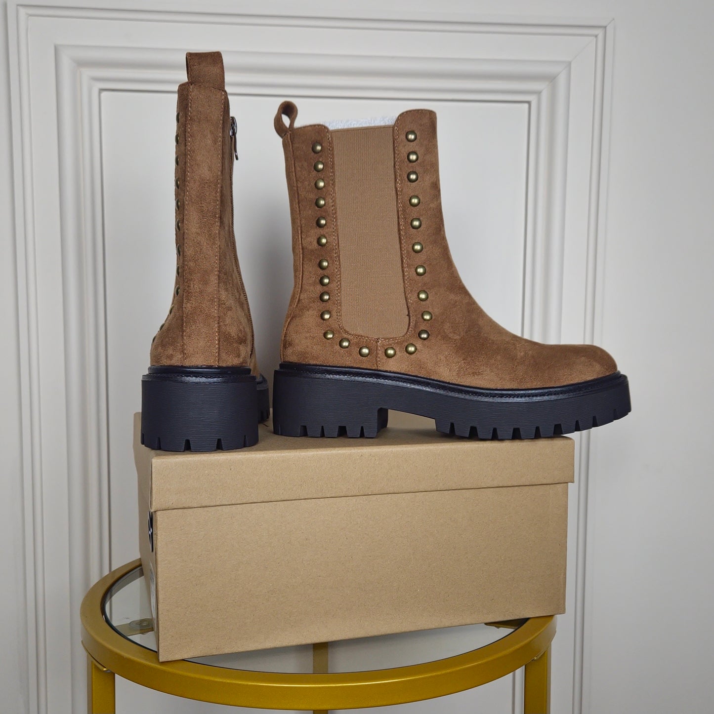 LANIE - Studded Chunky Chelsea Boot