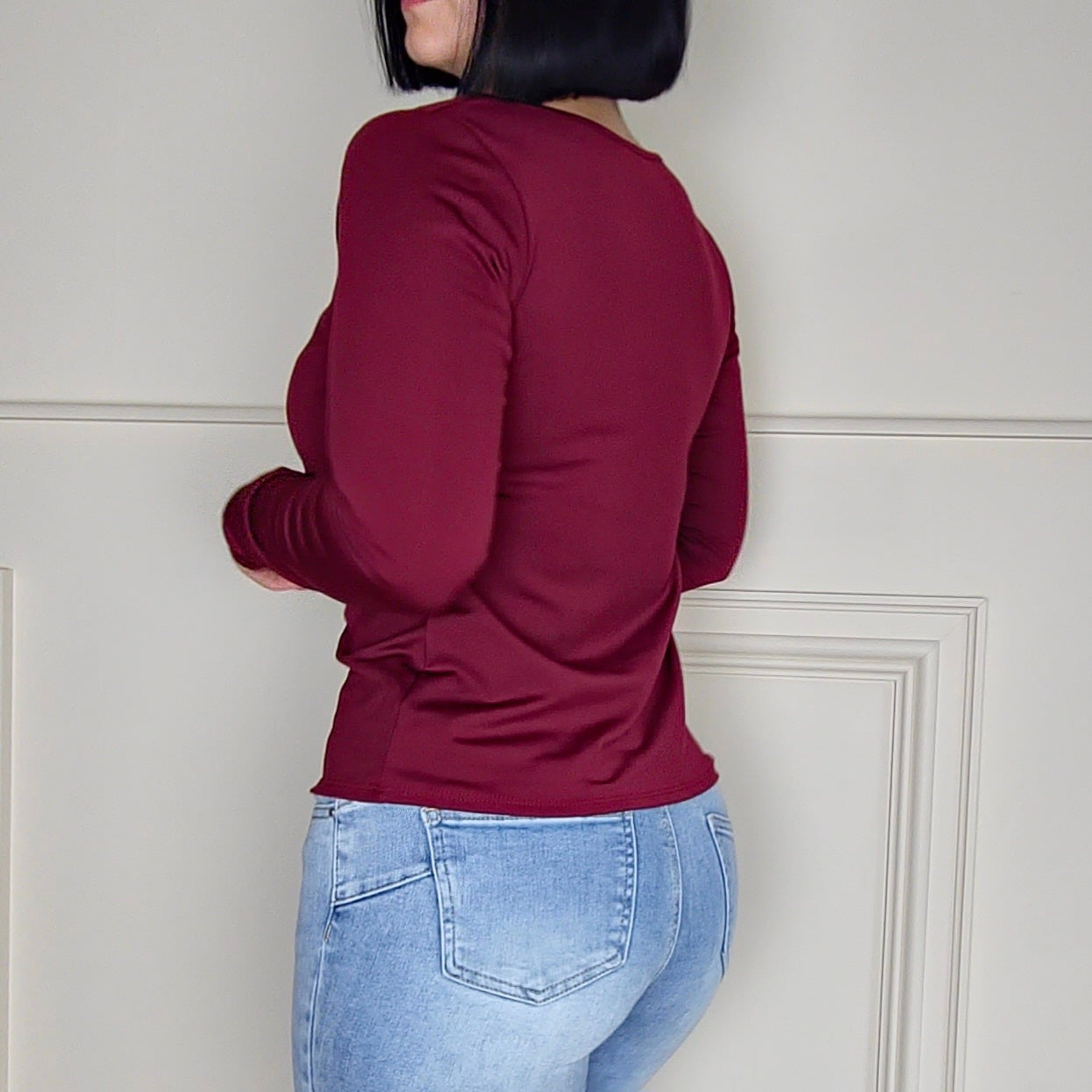FLORRIE - Gold Clasp Top Wine