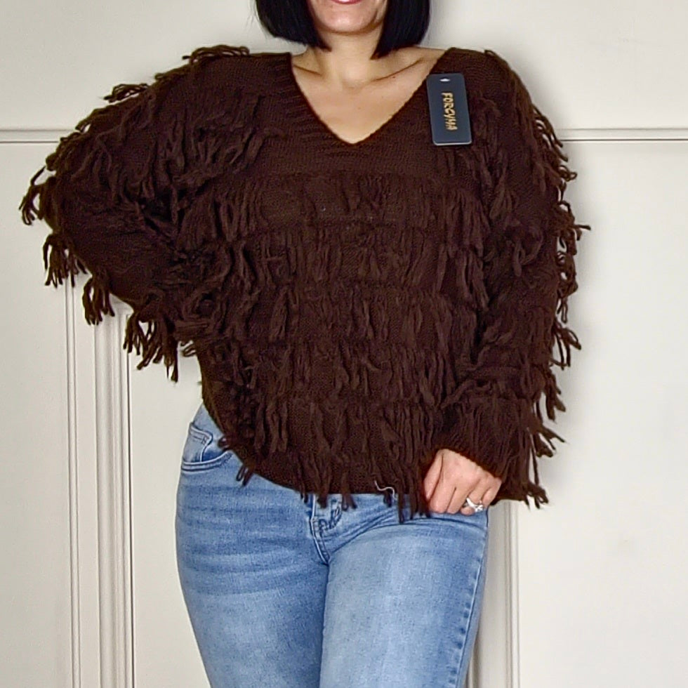 MARIBEL - Boho Tassel Jumper