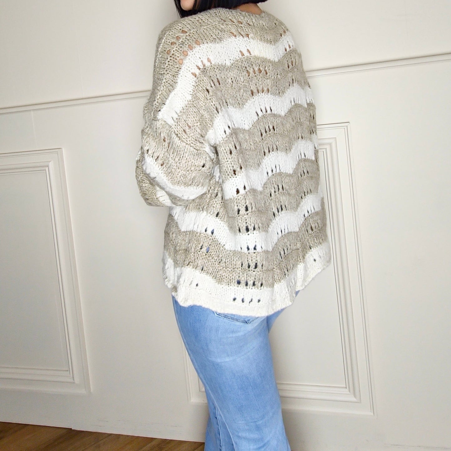 KAYA - Tie Front Knitted Cardigan