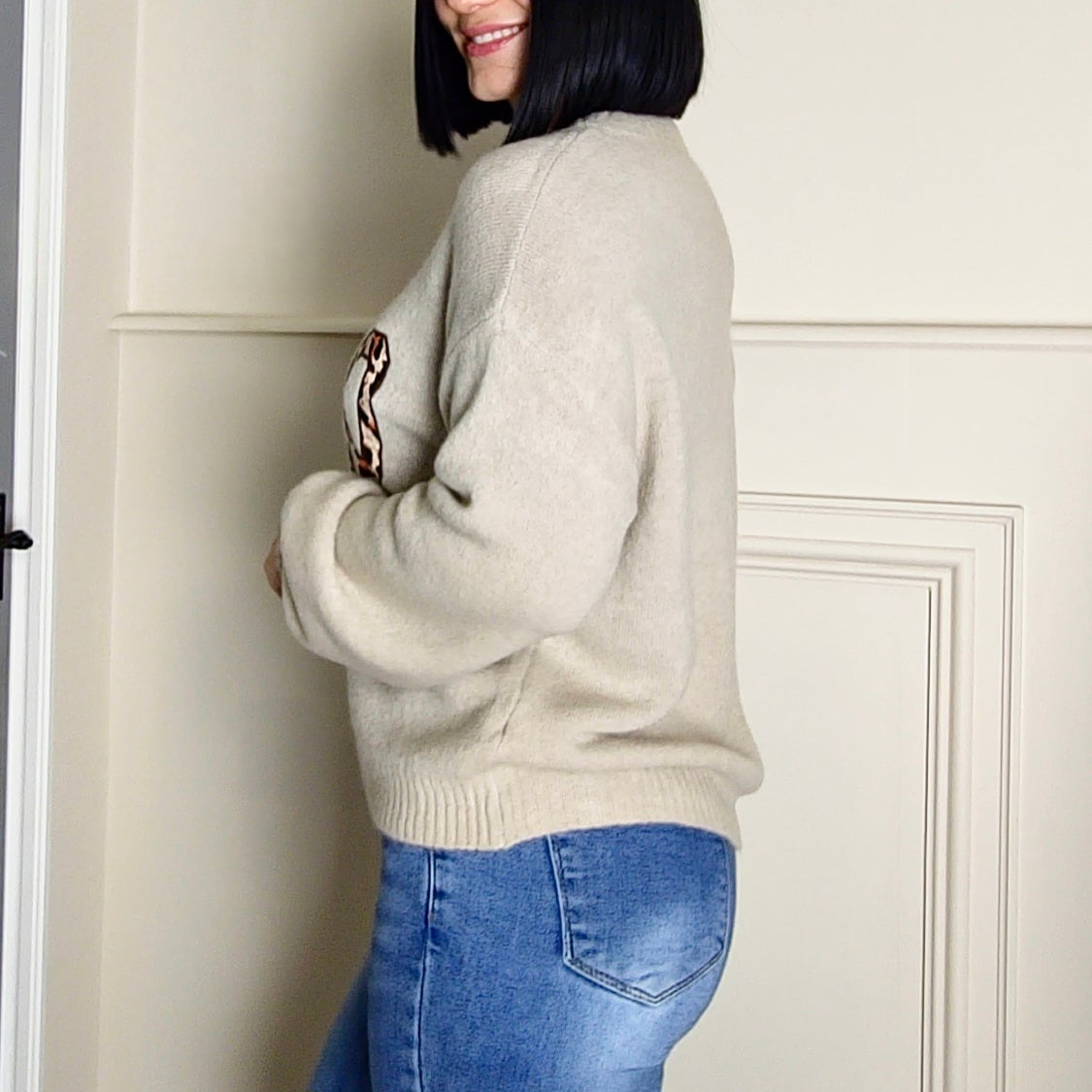 NIXI - Soho Leopard New York Alpaca Knit Jumper