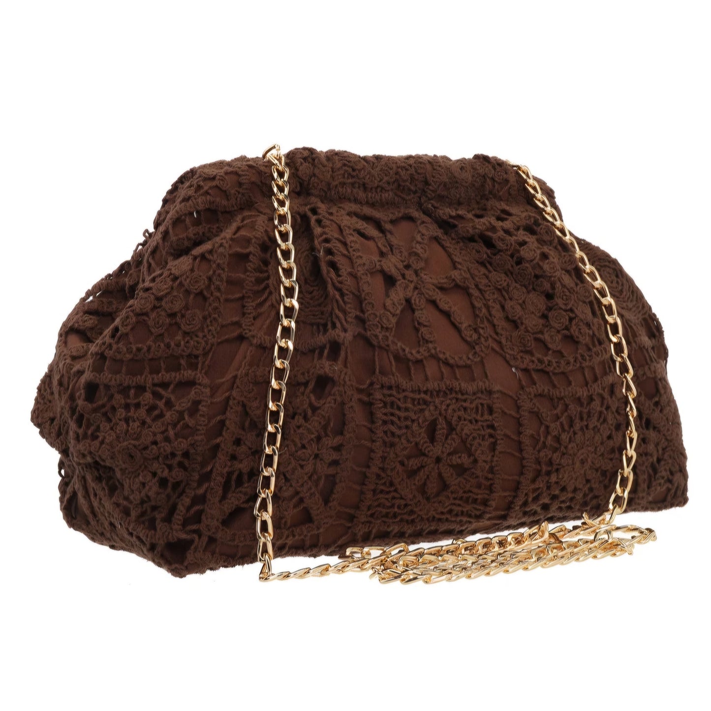 MYLA - Crochet Snap Clutch Bag