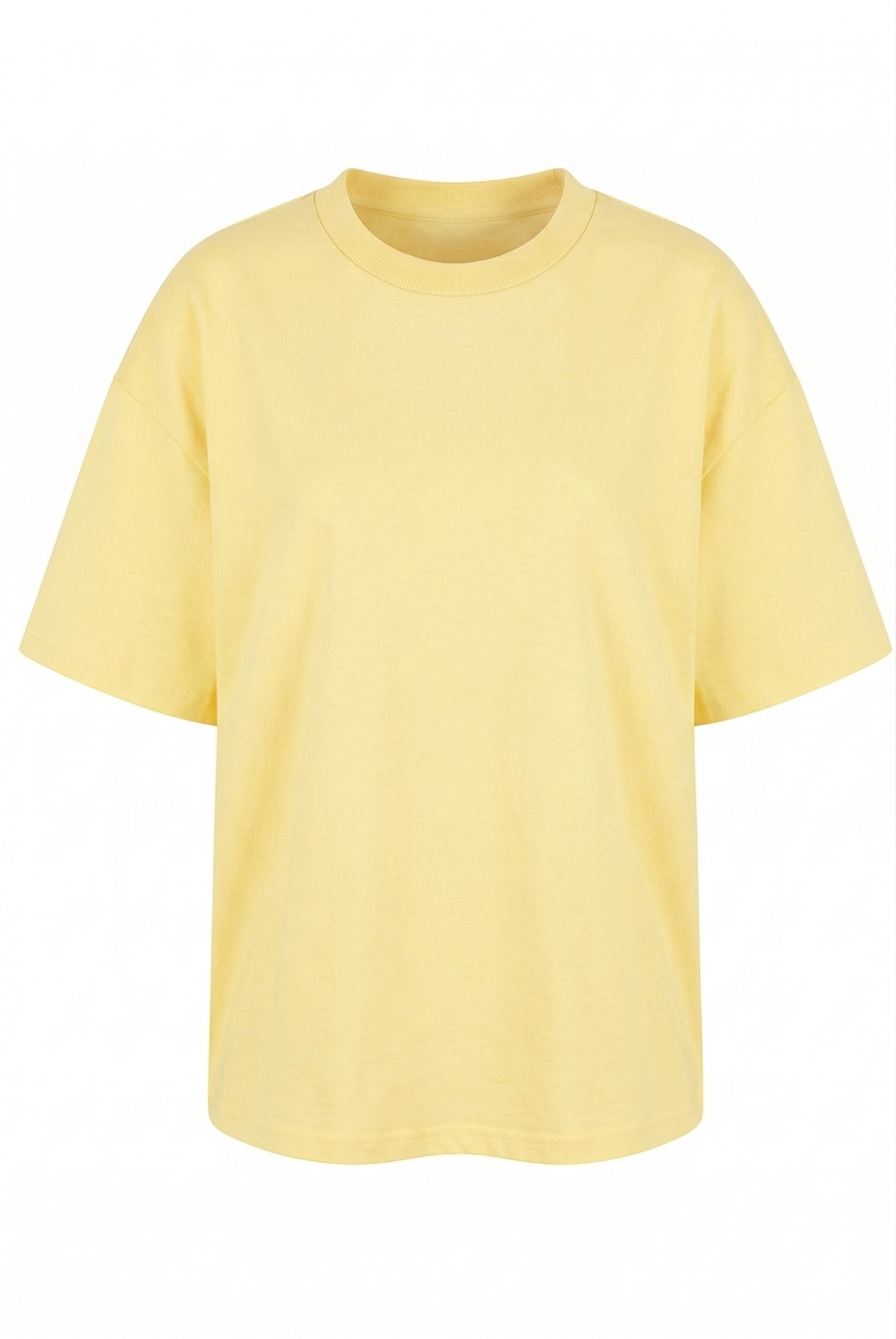 JOANNA - Ultra Soft Oversized Tee Lemon
