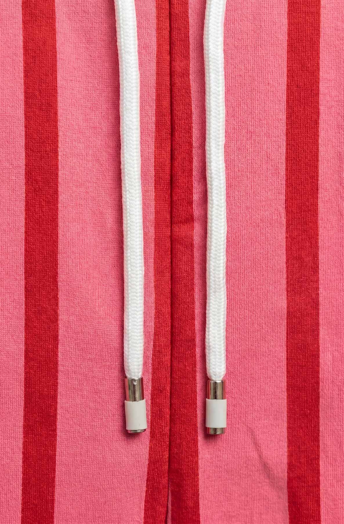 ROSA - Striped Pocket Two Piece Set Pink
