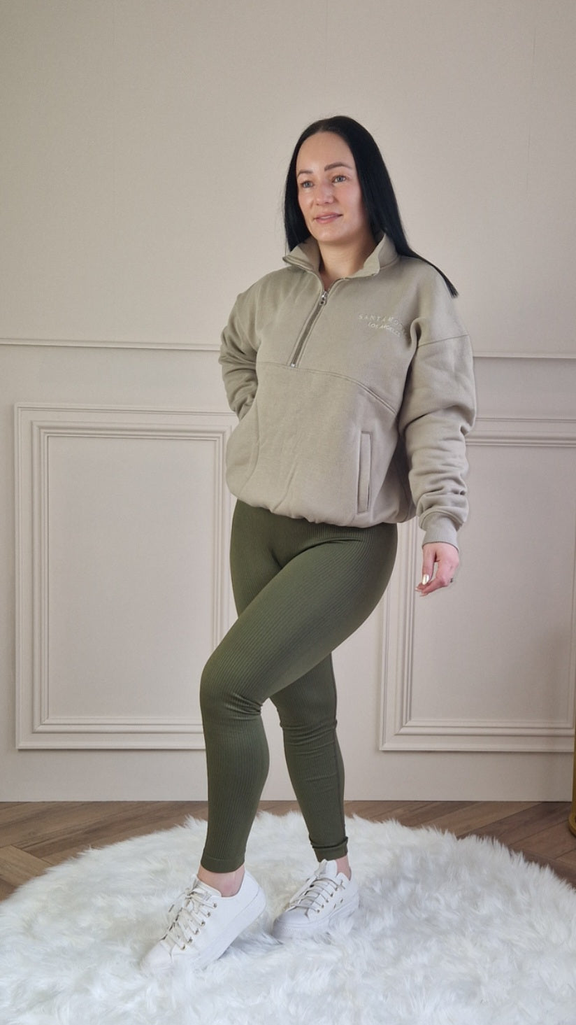 SANTA MONICA - Half Zip Sweatshirt