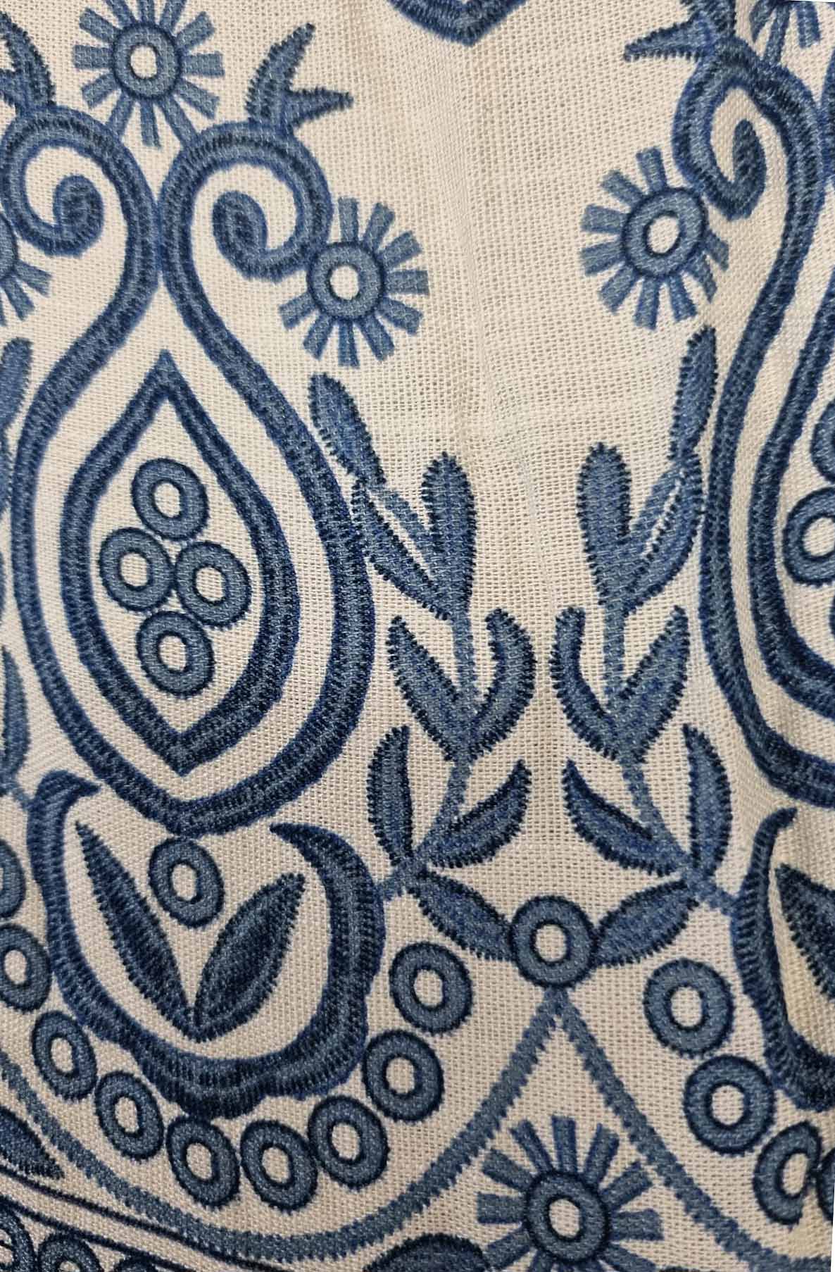 IRIS - Paisley Print Tiered Maxi Dress