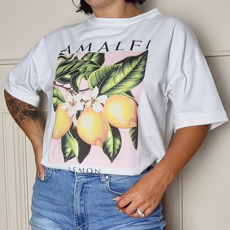 Amalfi - Lemon Cotton Tee