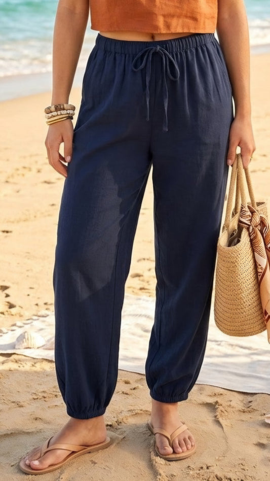 EMILY - Harem Trouser Navy
