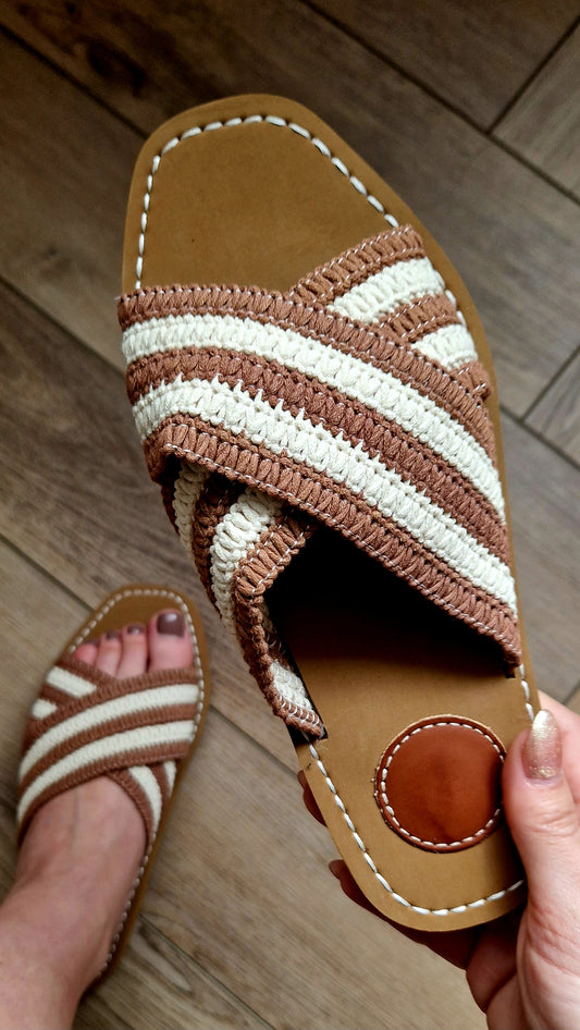 MOCHA - Woven Sandal