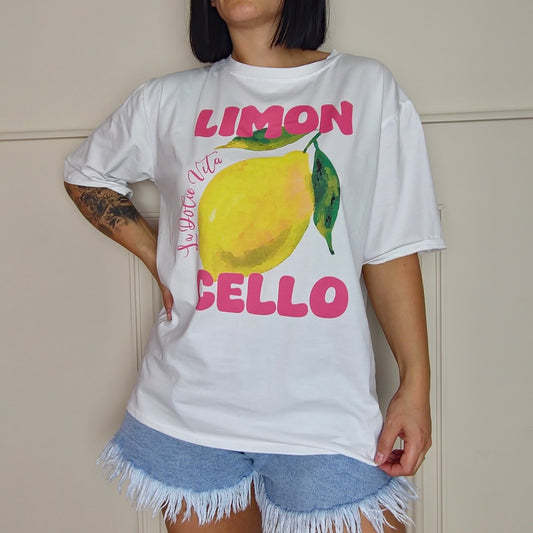 LIMON CELLO - Graphic Printed Tee