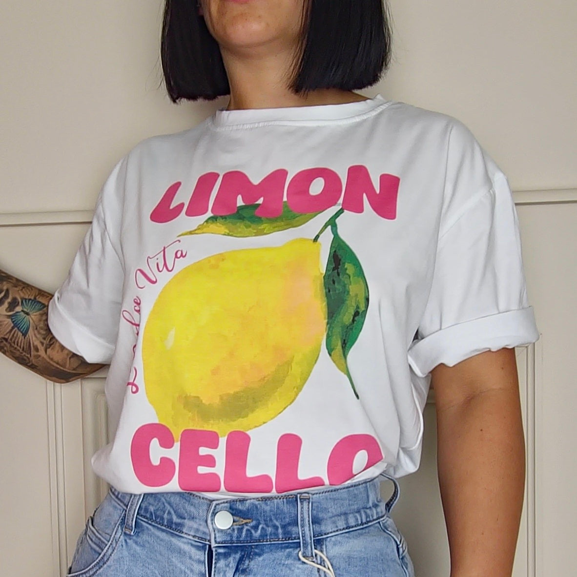 LIMON CELLO - Graphic Printed Tee