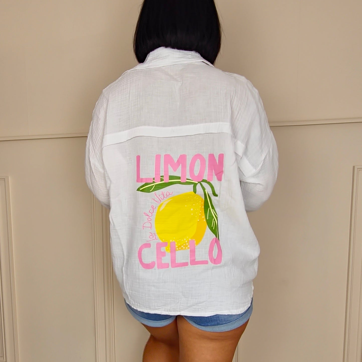 LIMON CELLO - Graphic Printed Shirt