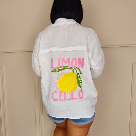LIMON CELLO - Graphic Printed Shirt