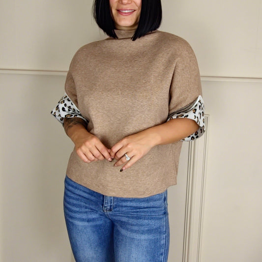 CASSANDRA - Super Soft Leopard Light Knitted Jumper
