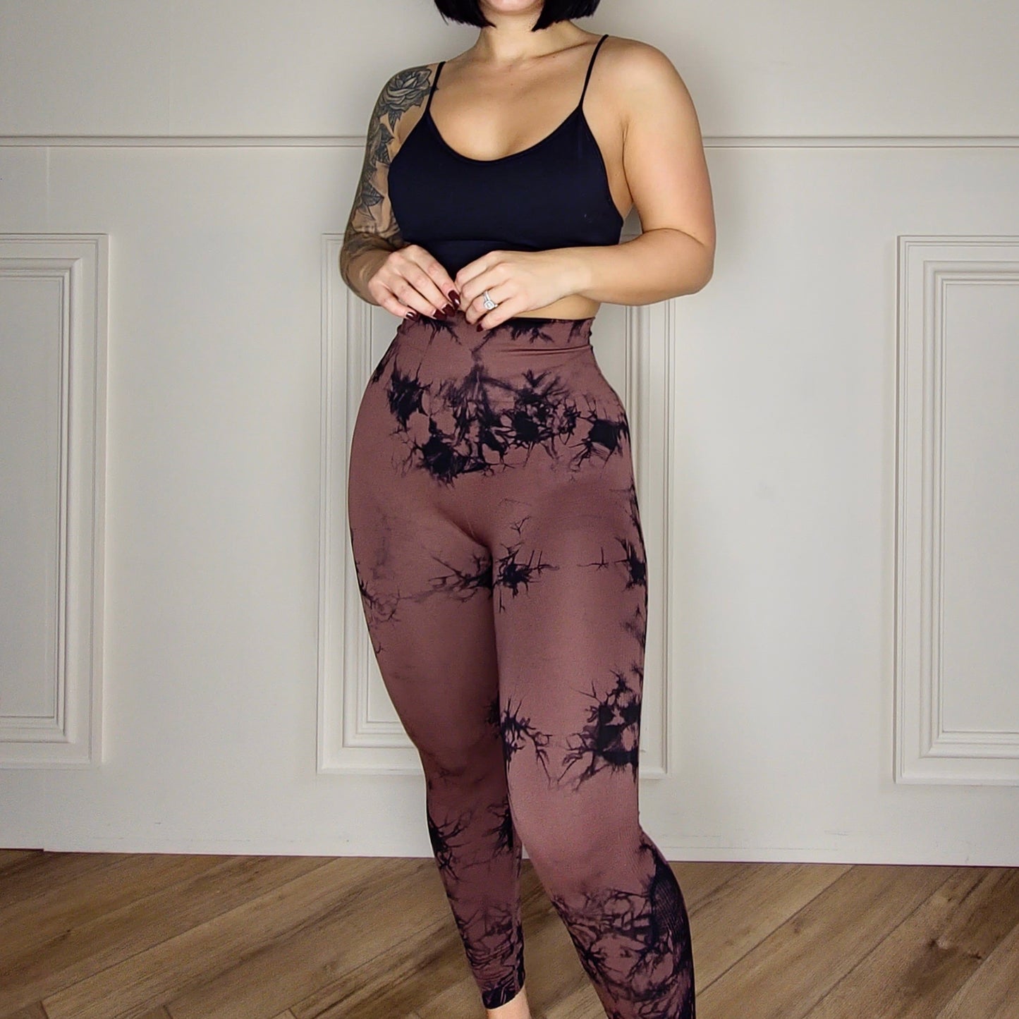 JADE - High Waisted Sculpting Scrunch Bum Leggings