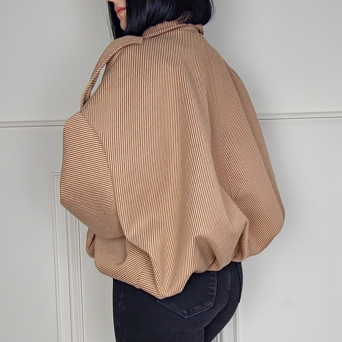 ROSELLE - Textured Lined Oversized Jacket