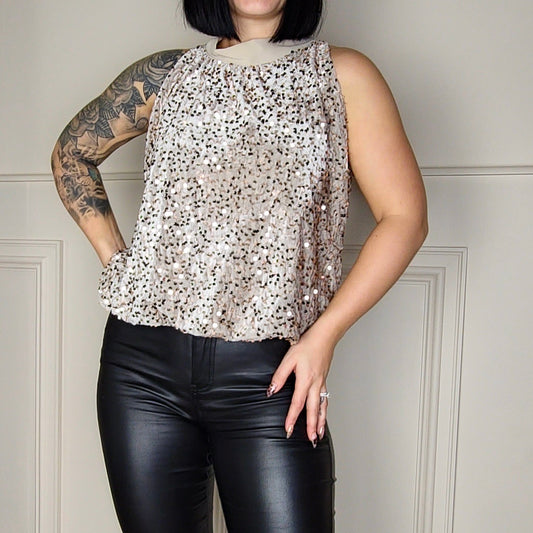 SAPHIRA - Tie Back Halterneck