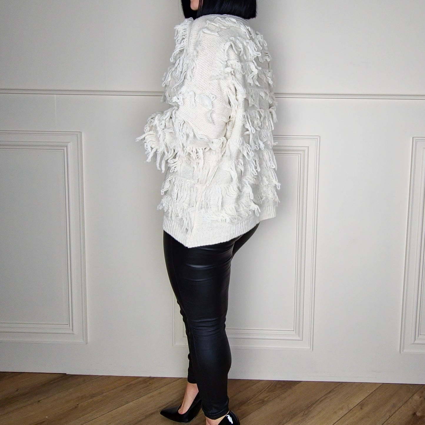 MARIBEL - Boho Tassel Jumper Cream