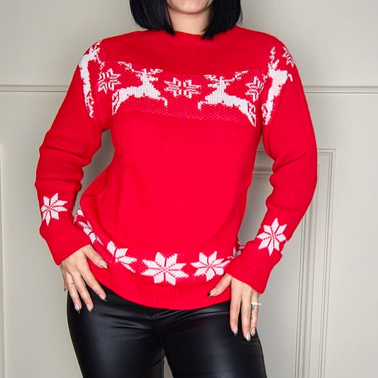 KAMALA - Reindeer Knitted Jumper