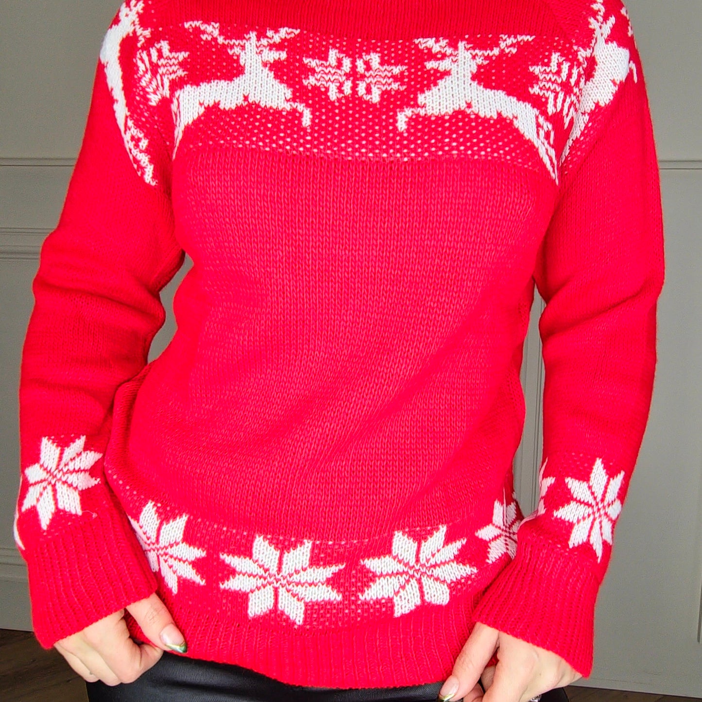 KAMALA - Reindeer Knitted Jumper