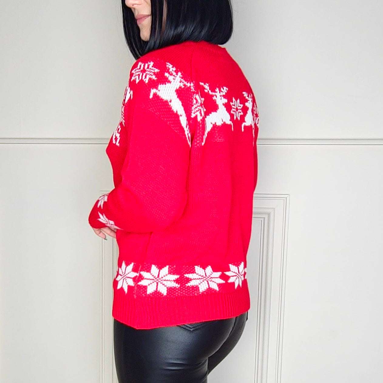 KAMALA - Reindeer Knitted Jumper