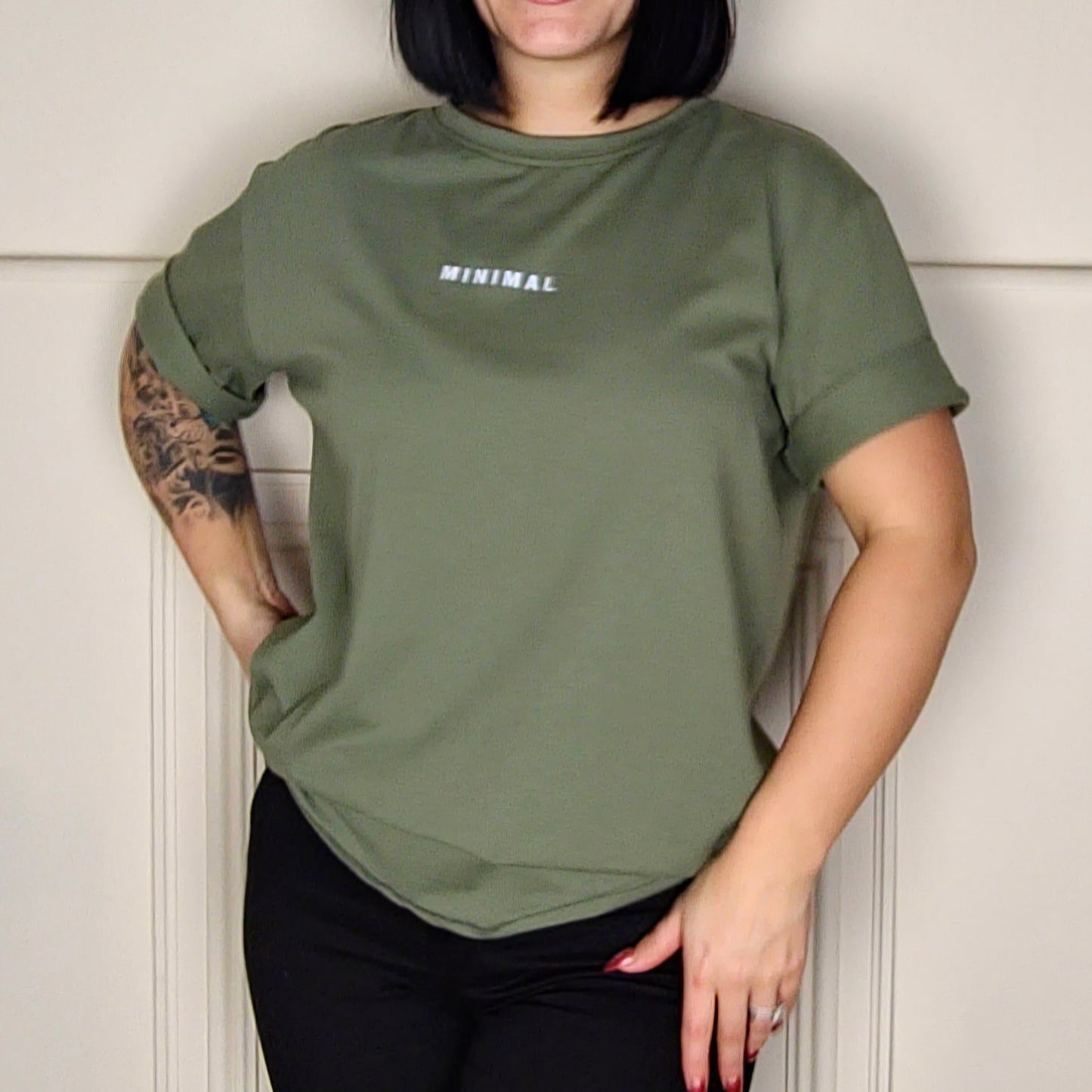 MINIMAL - Oversized Graphic Cotton Tee