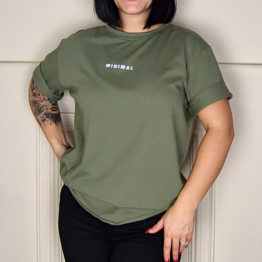 MINIMAL - Oversized Graphic Cotton Tee