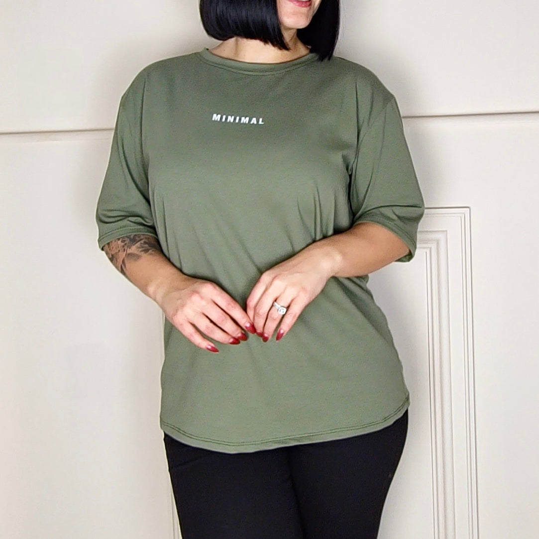 MINIMAL - Oversized Graphic Cotton Tee