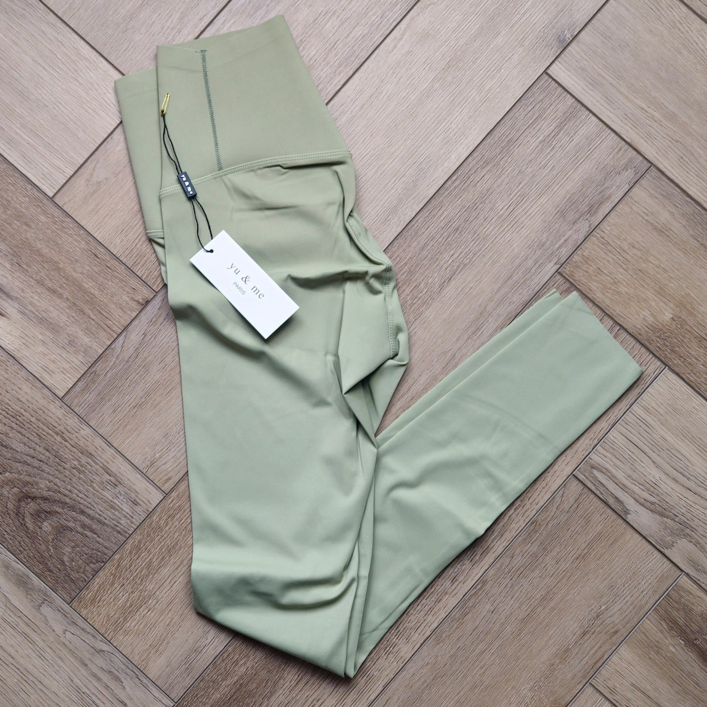 TALIA - High Waisted Sculpting Energy Leggings Sage Green
