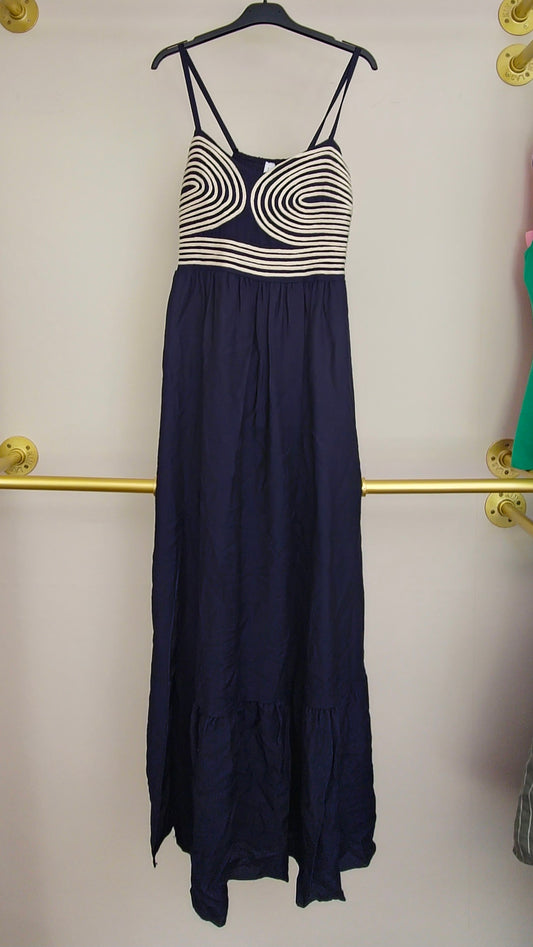 NYLA - Cami Embroidered Detail Maxi Navy