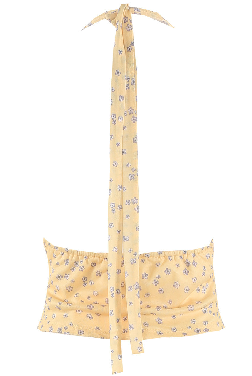 BUTTERCUP - Mini Flower Print Halter Neck Top