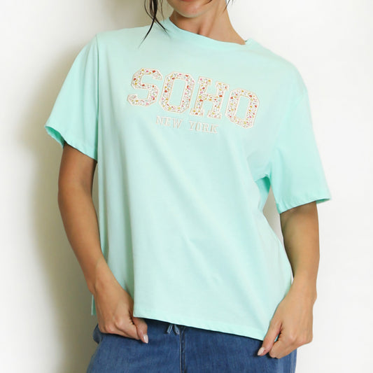 SOHO - Floral Graphic Tee