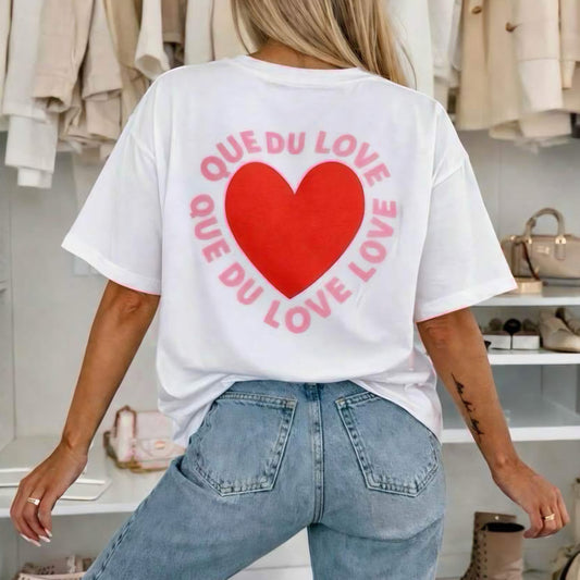 ONLY LOVE - Oversized Graphic Cotton Tee