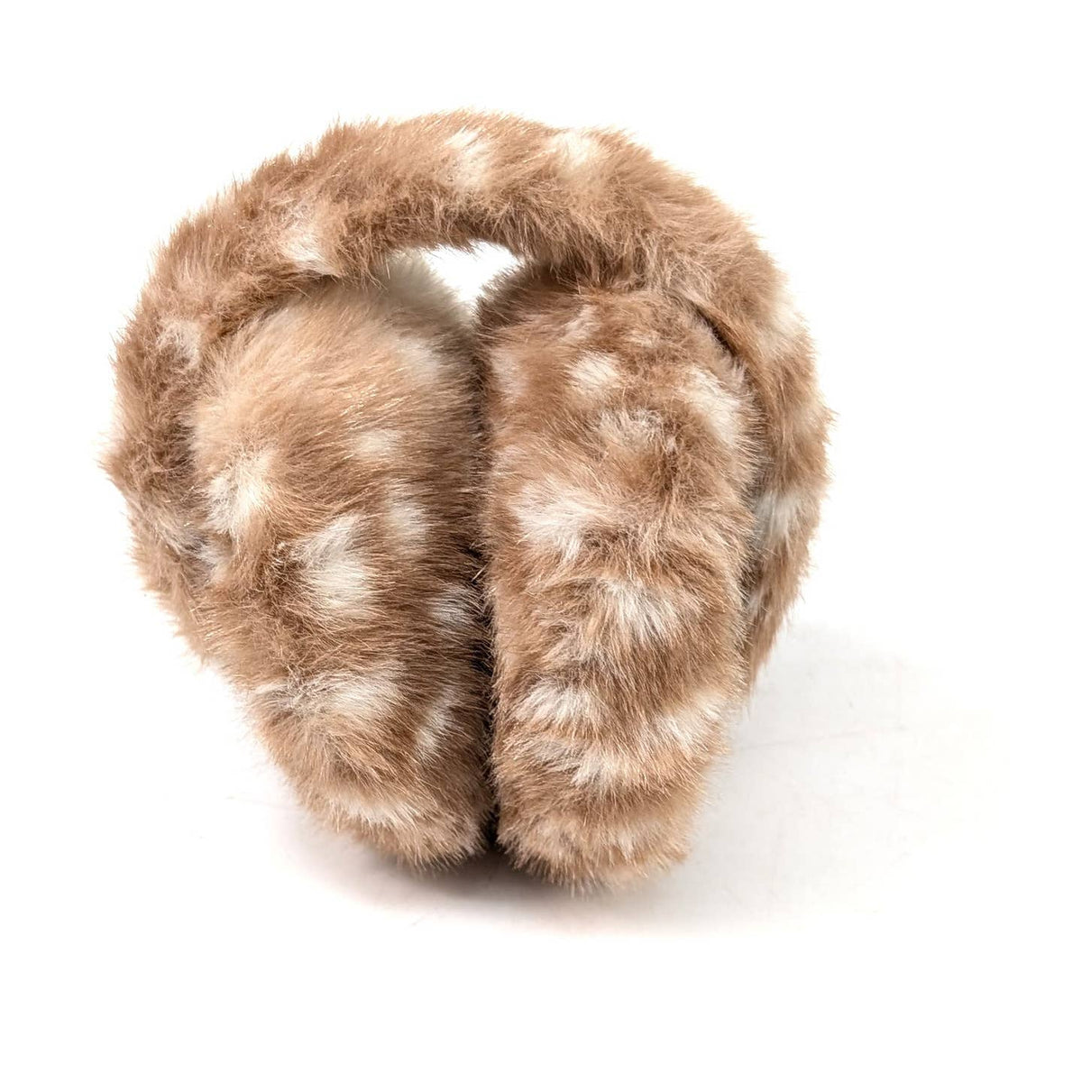 PHOEBE - Fold Up Faux Fur Deer Print Ear Muffs