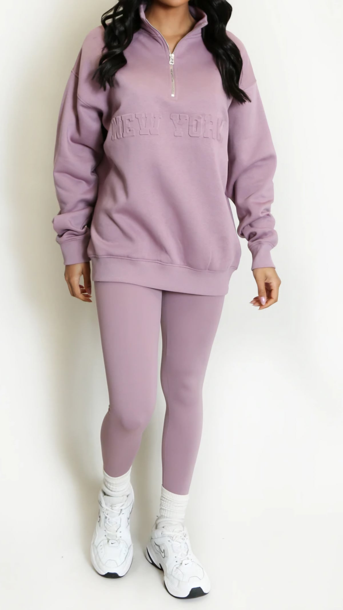 NEW YORK - Embossed Fleece Lined Jumper Maeve