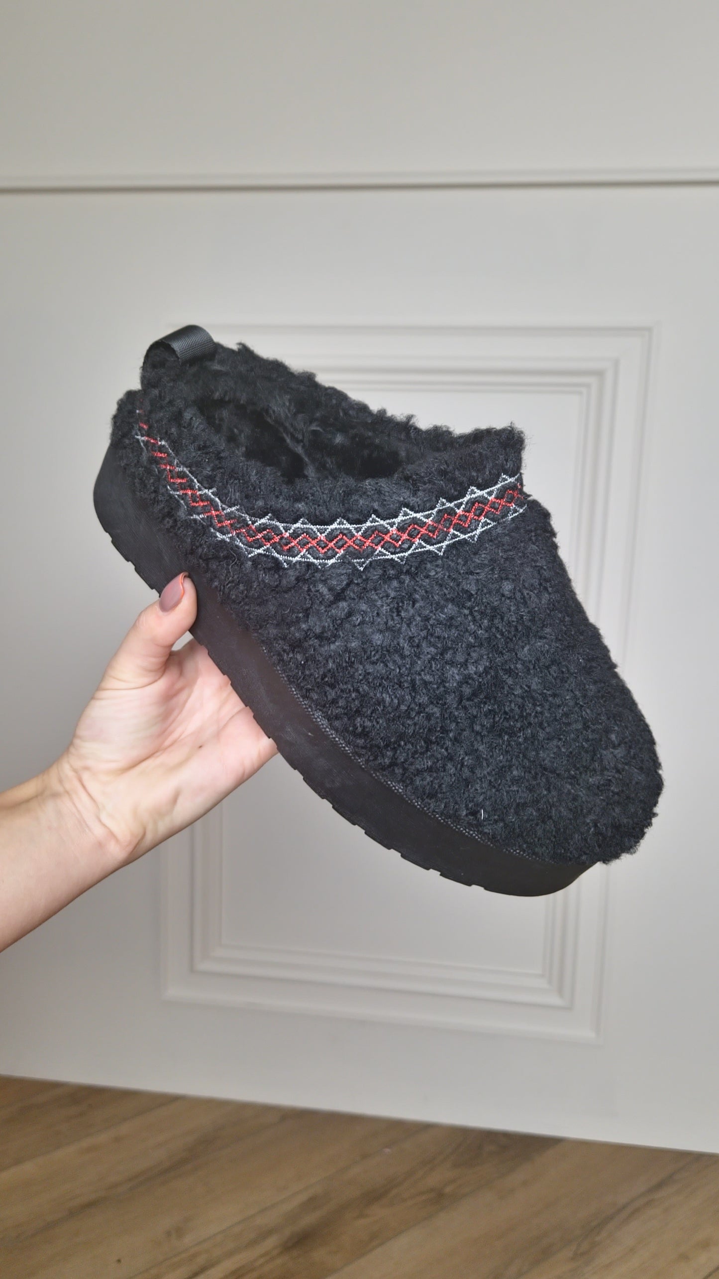 AZTEC - Teddy Fur Platform Shoe