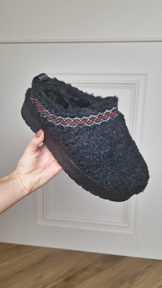 AZTEC - Teddy Fur Platform Shoe