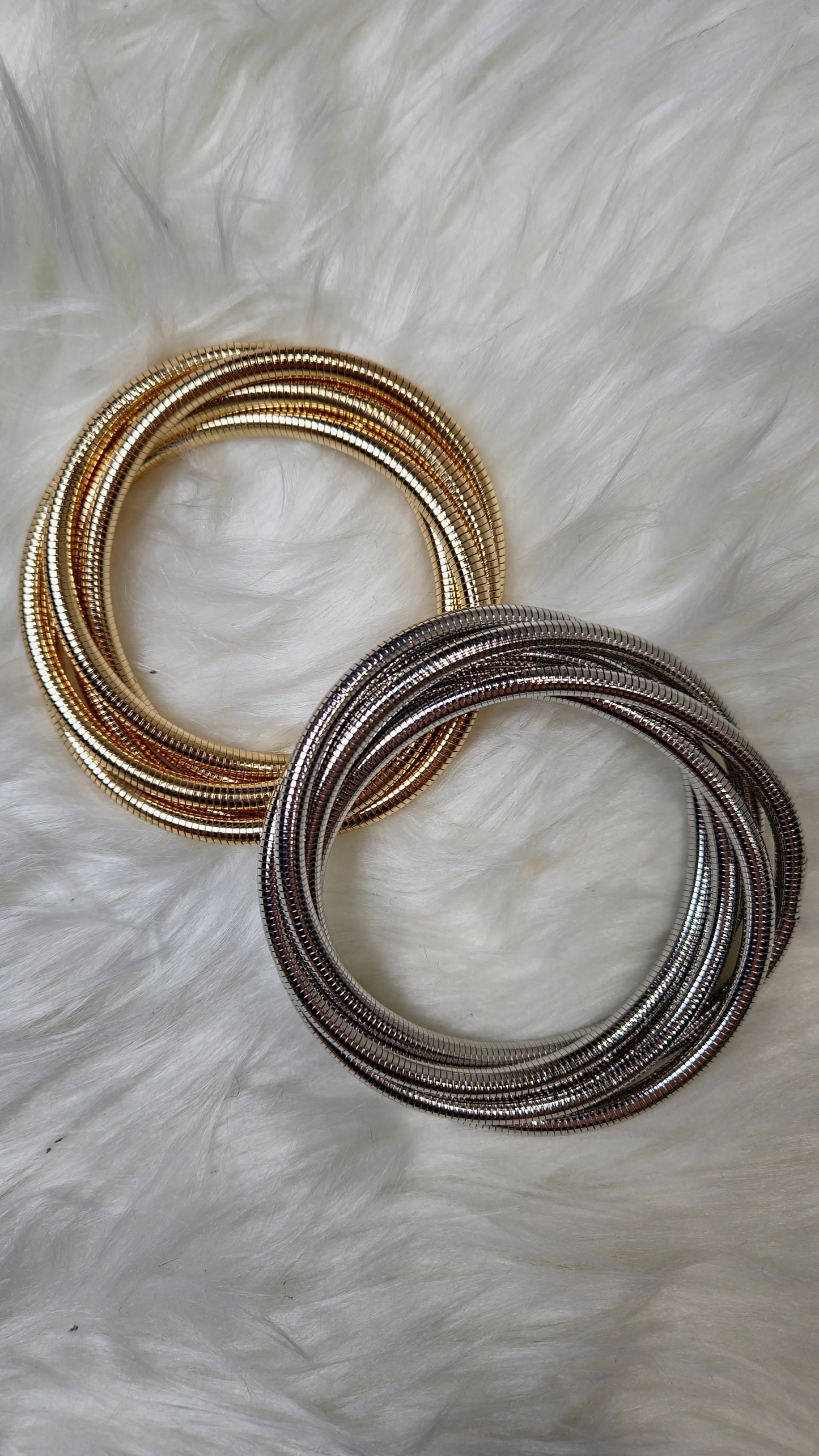 PRIYA - Twisted Layered Bracelet Silver