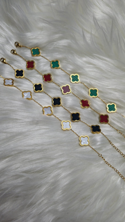 (Copy) CLOVER - 18k Gold Plated Bracelet