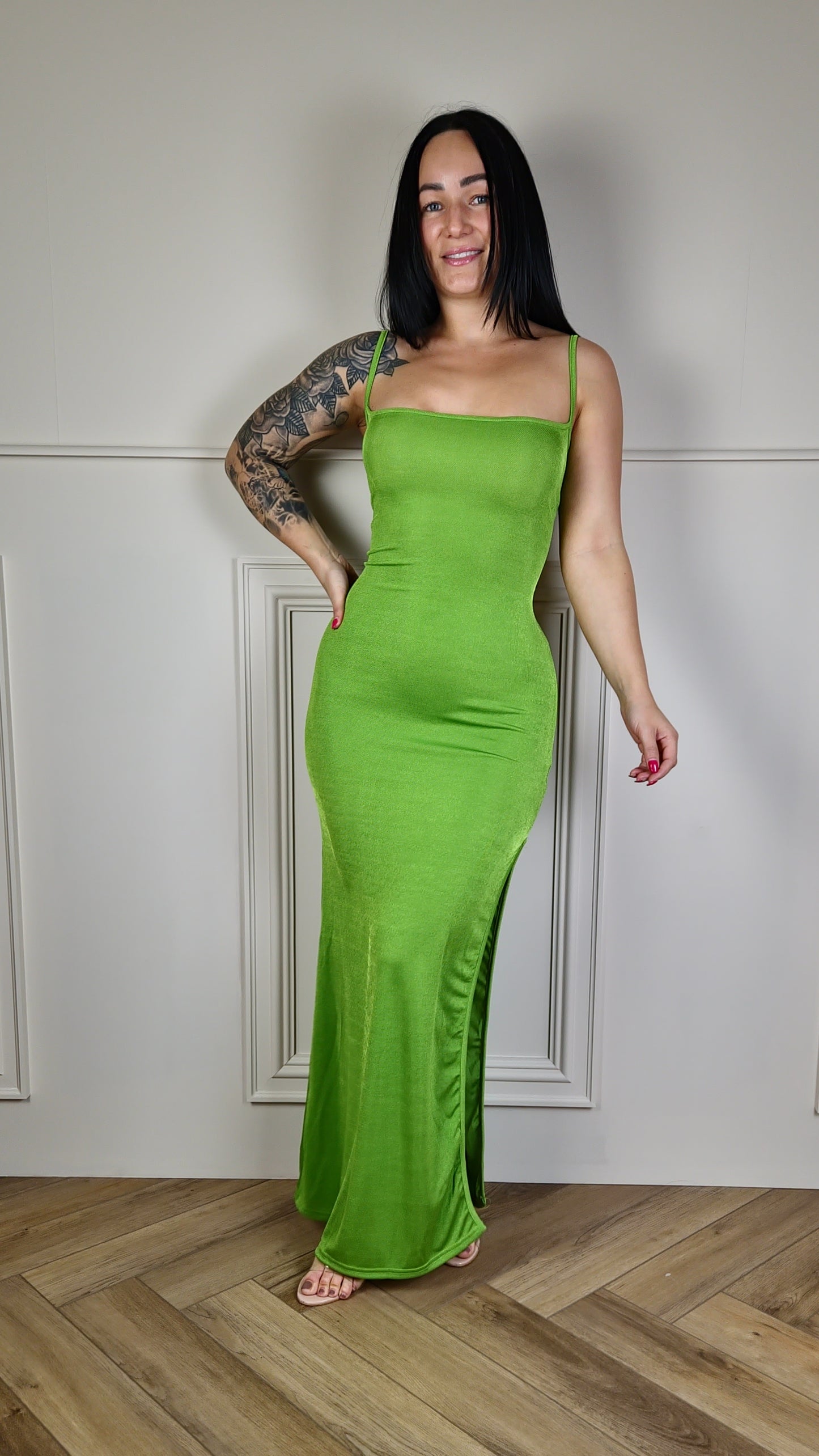 ELIZA - Tie Back Maxi Dress