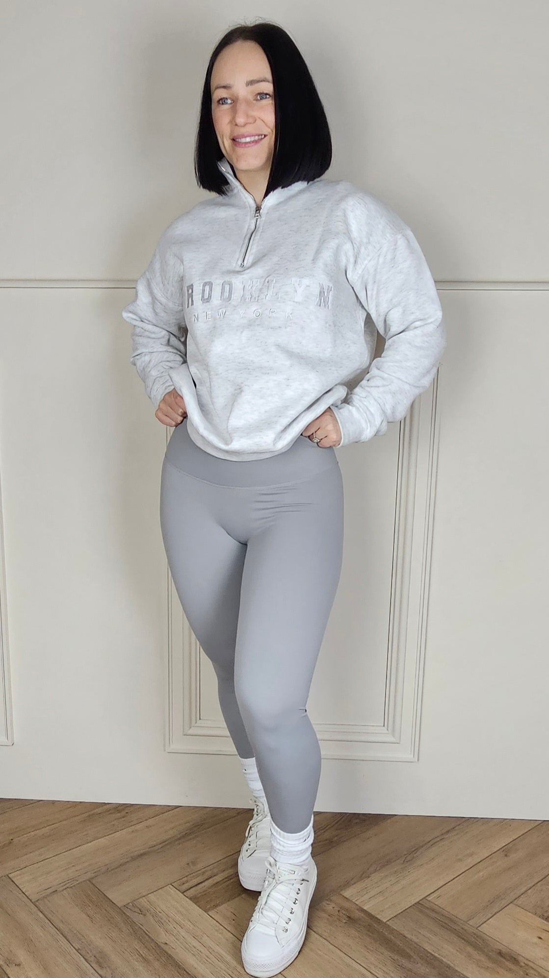KODI - Energy High Waisted Sculpting Leggings Light Grey