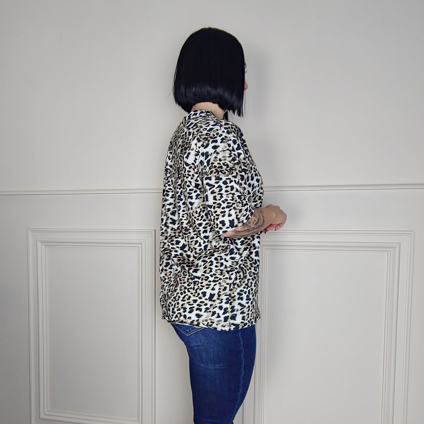 SYDNEY - Leopard Print T-Shirt 100% Cotton