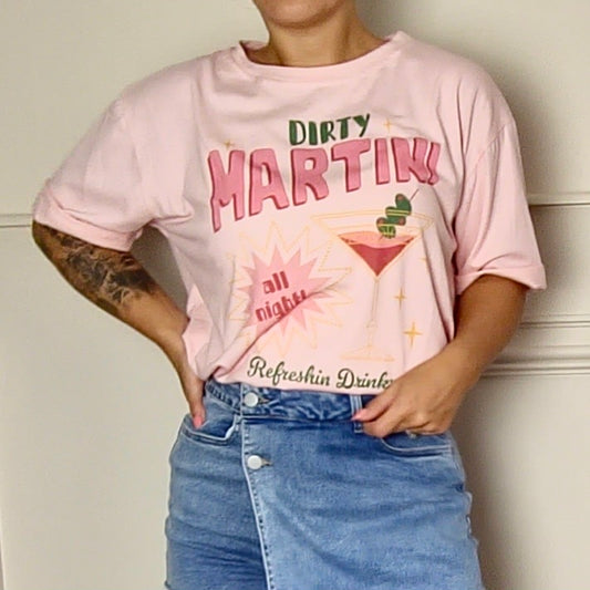 DIRTY MARTINI - 100% Cotton Oversized Tee