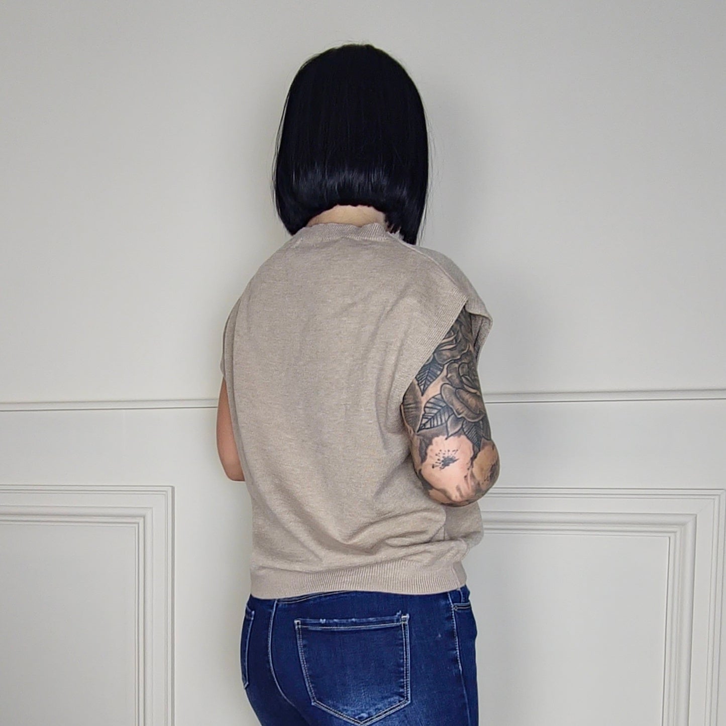 EVARA - Knitted Sweater Vest
