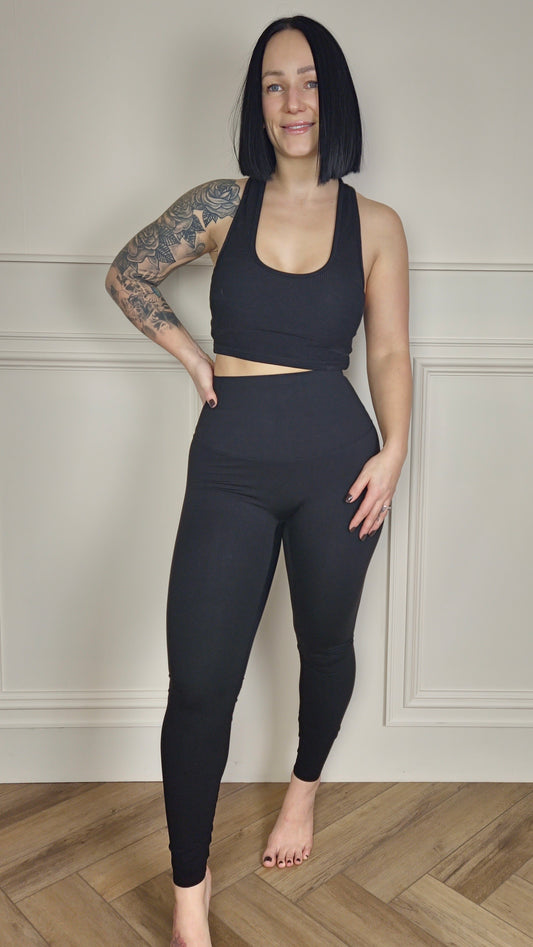 KODI - Energy High Waisted Sculpting Leggings Black